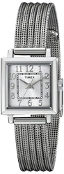 Timex Women's Main Street Modern Minis Silver-Tone Watch